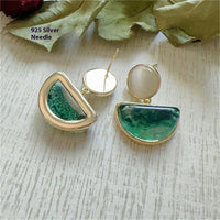 Green 925 Silver Needle