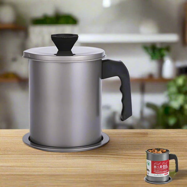 Oil filter | Stainless Steel Oil Filter Pot with Tray