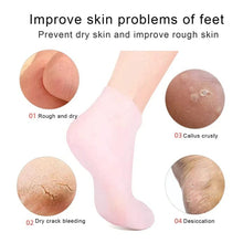 01 Pair - Silicone Foot Care Socks Anti Cracking Moisturizing Gel Socks