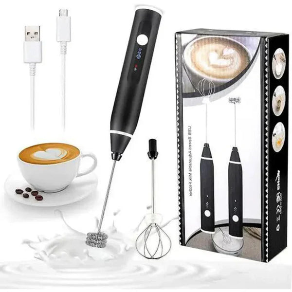 2 in 1 Rechargeable  Coffee beater & Mixer