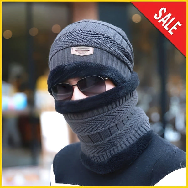 Premium Knitted Beanie Cap, Neck Gaiter .